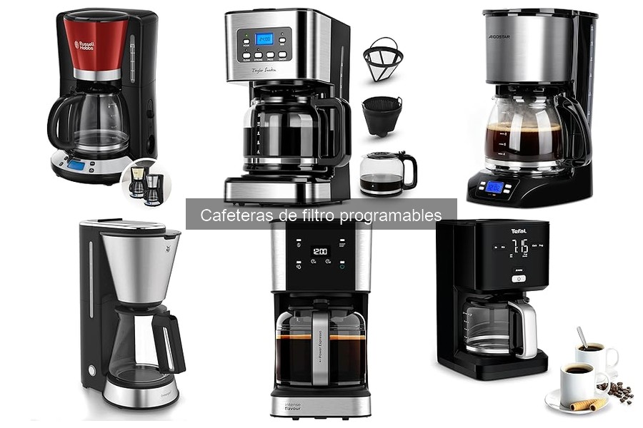 ¿Cuánto cuesta una cafetera de filtro programable?