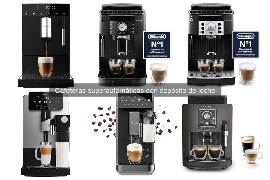 ¿Cuánto cuesta una cafetera superautomática con depósito de leche?