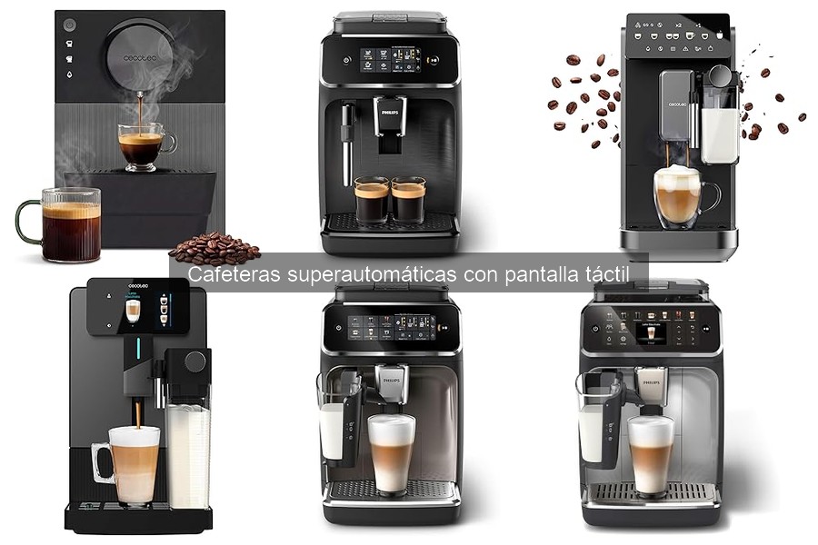 ¿Cuánto cuesta una cafetera superautomática con pantalla táctil?