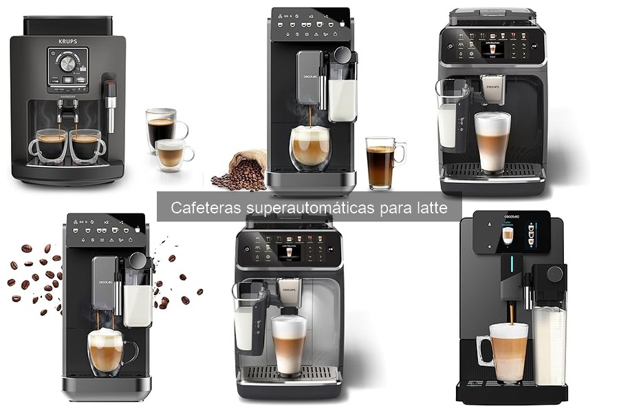 ¿Cuánto cuesta una cafetera superautomática para latte?