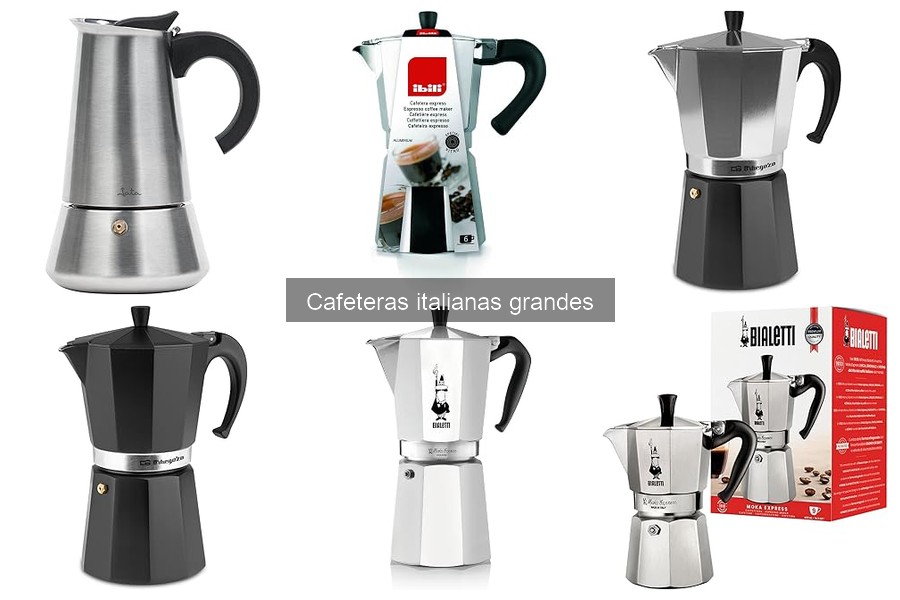 Deliciosas recetas de café con cafeteras italianas grandes