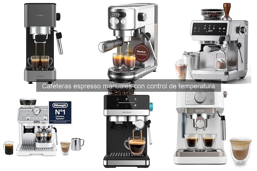 Descubre las Cafeteras Espresso Manuales con Control de Temperatura