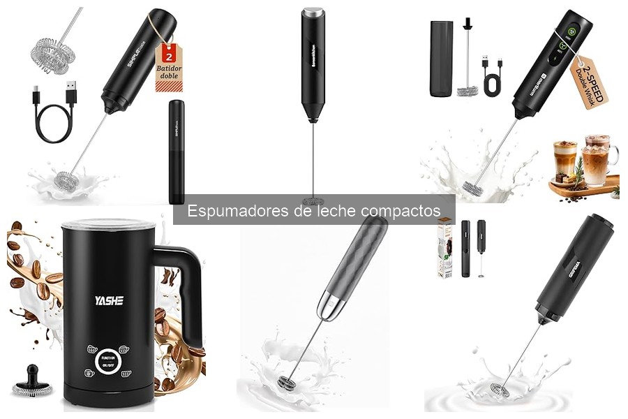 Descubre qué es un espumador de leche compacto
