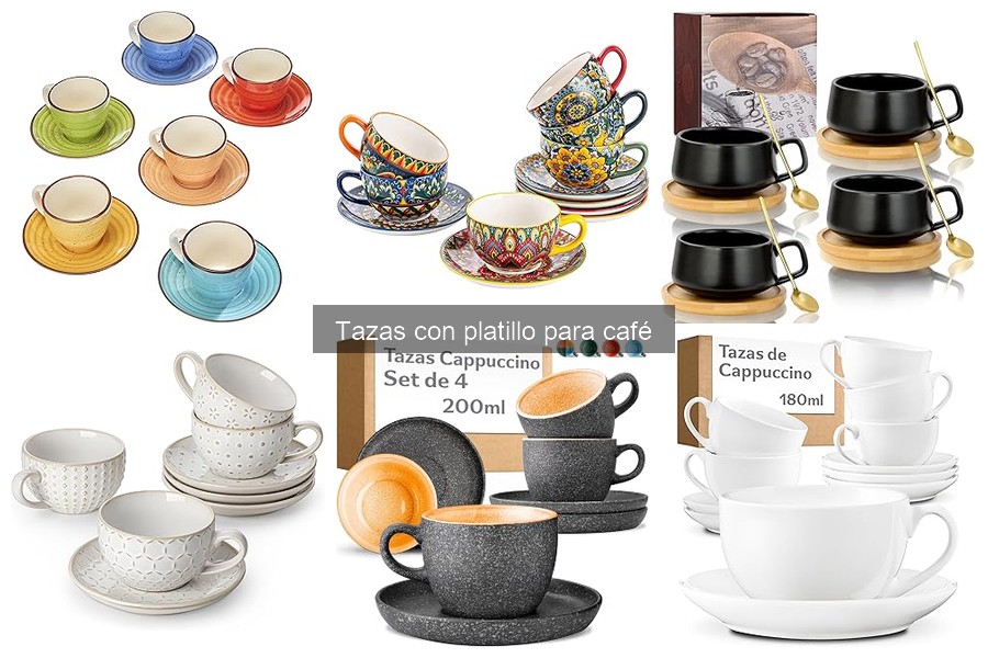 Diferencias entre tazas de cerámica y vidrio con platillo