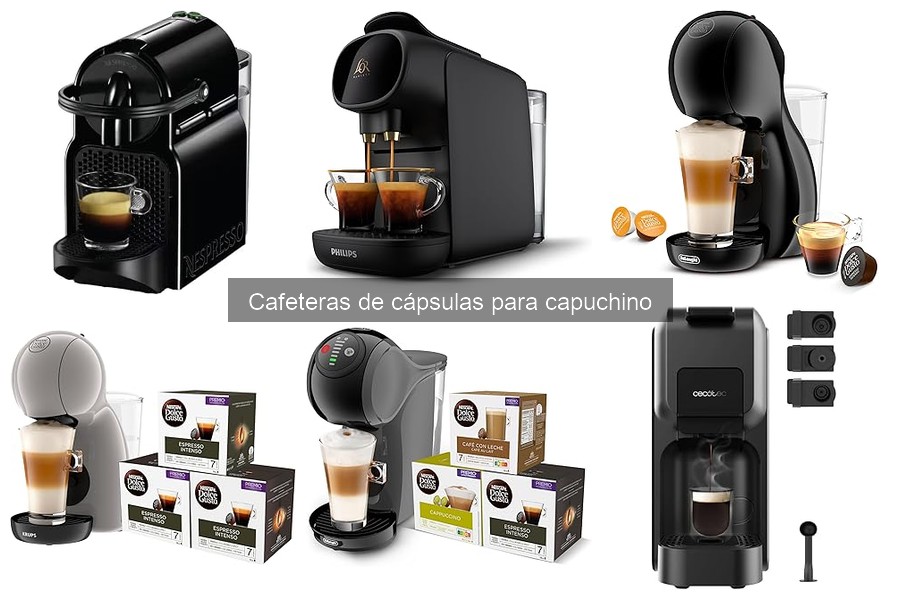 Dónde comprar cafeteras de cápsulas para capuchino baratas