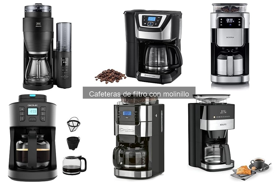 Dónde comprar cafeteras de filtro con molinillo a buen precio