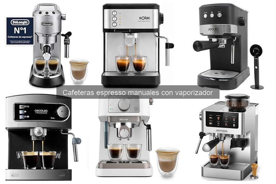 Dónde comprar cafeteras espresso manuales con vaporizador