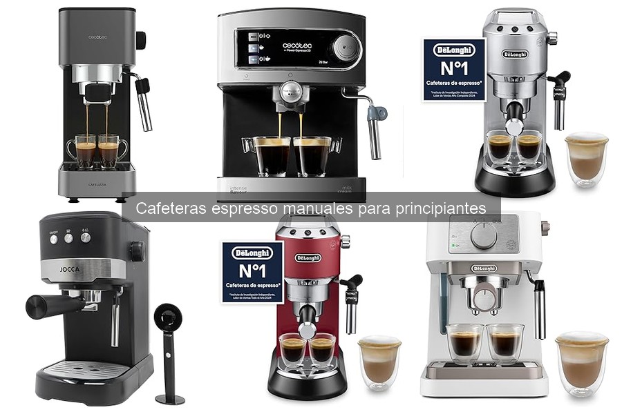 Dónde comprar cafeteras espresso manuales para principiantes