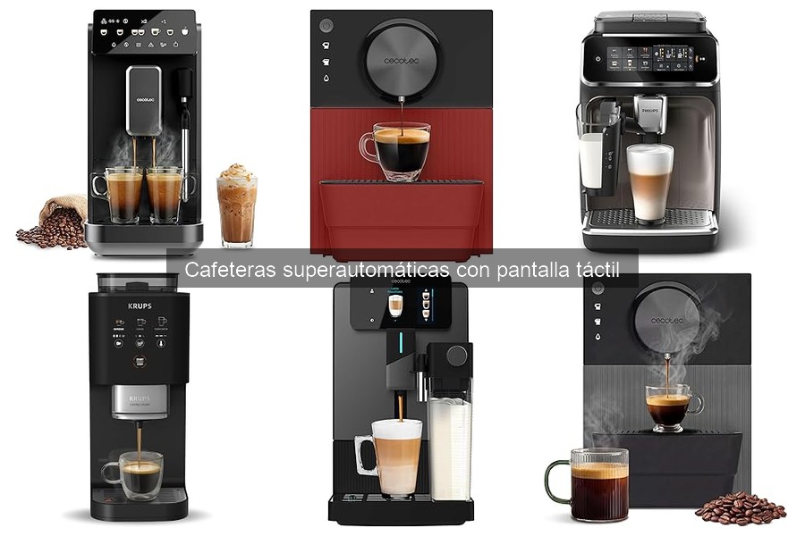 Dónde comprar cafeteras superautomáticas con pantalla táctil
