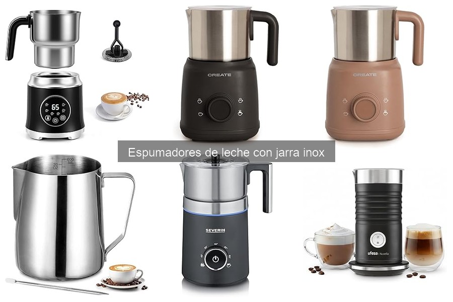 Dónde comprar espumadores de leche con jarra de inox