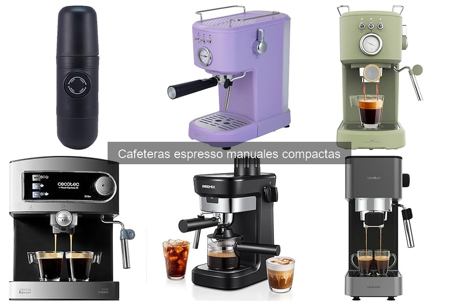 Dónde comprar la mejor cafetera espresso manual compacta