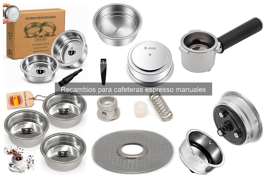 Dónde comprar recambios para cafeteras espresso manuales