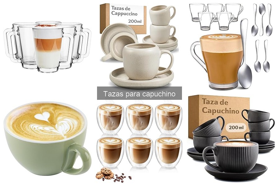 Dónde comprar tazas para capuchino a buen precio