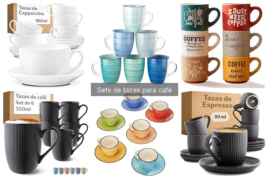Encuentra los mejores sets de tazas para café a buen precio