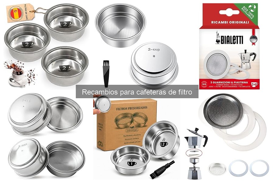 Errores comunes al cambiar recambios en cafeteras de filtro
