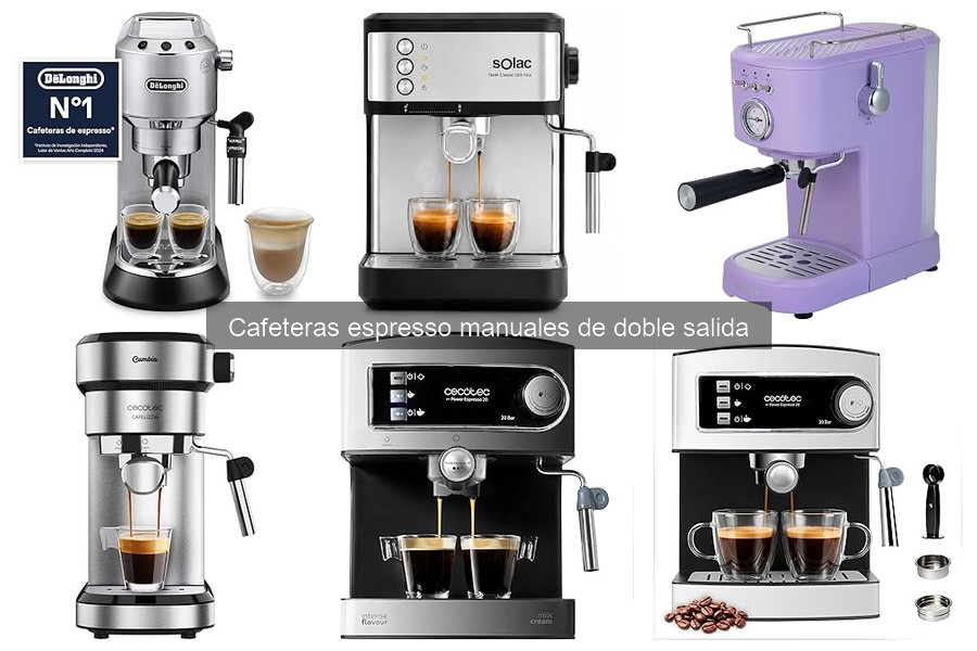Errores comunes al usar cafeteras espresso manuales de doble salida