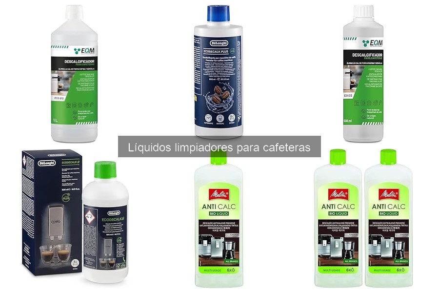 Errores comunes al usar líquidos limpiadores para cafeteras