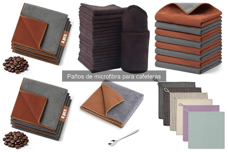 Errores comunes al usar paños de microfibra para cafeteras