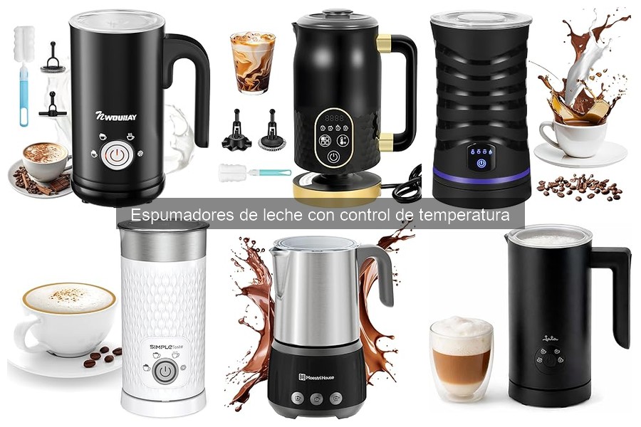 Espumadores de leche con control de temperatura para principiantes