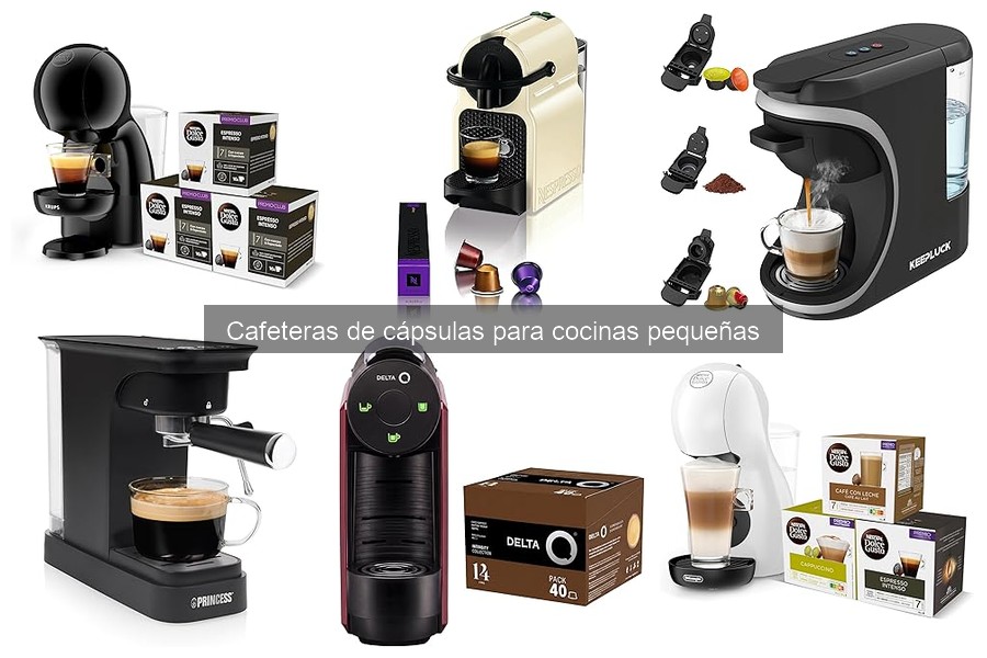 Guía de compra de cafeteras de cápsulas para cocinas pequeñas