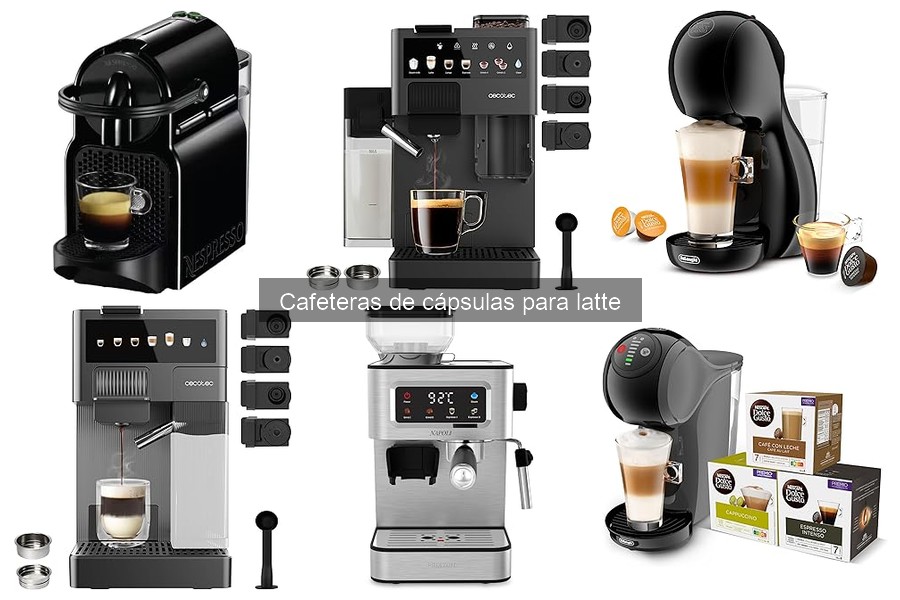 Guía de compra de cafeteras de cápsulas para latte
