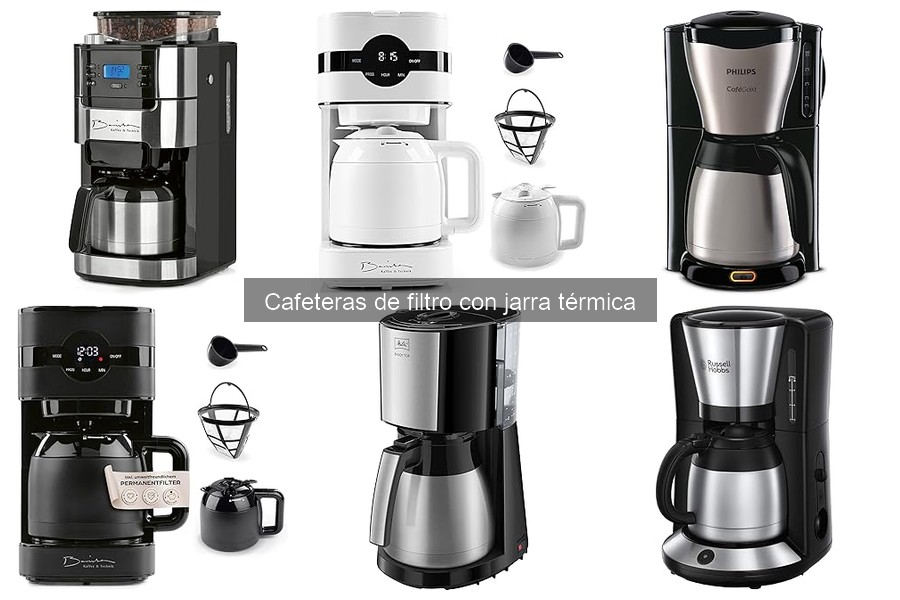 Guía de compra de cafeteras de filtro con jarra térmica