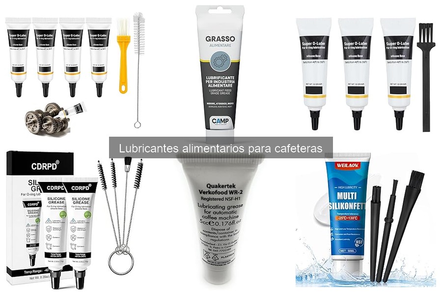 Guía de compra de lubricantes alimentarios para cafeteras