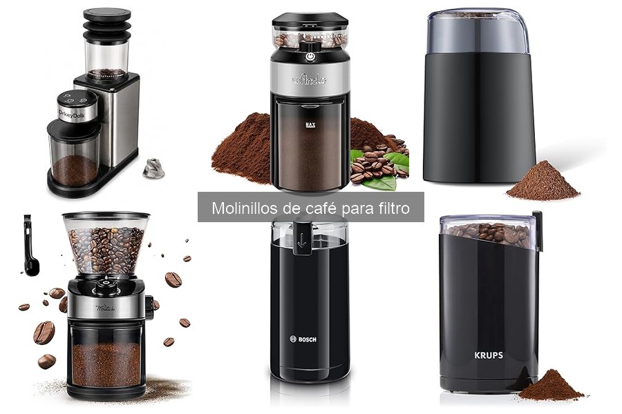 Guía de compra de molinillos de café para filtro