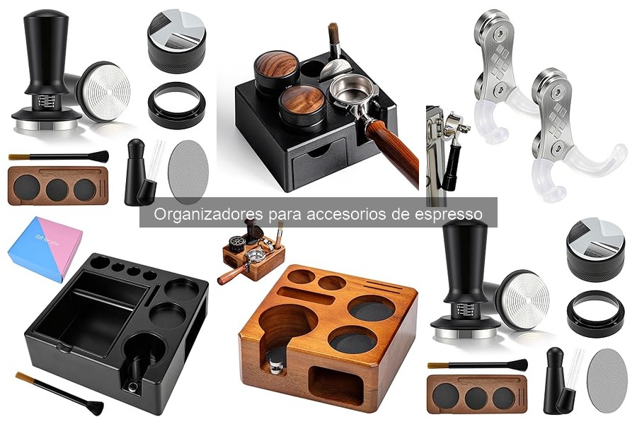 Guía de compra de organizadores para accesorios de espresso
