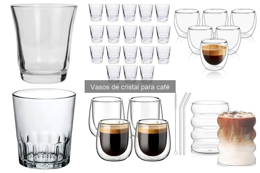 Guía de compra de vasos de cristal para café: calidad y diseño