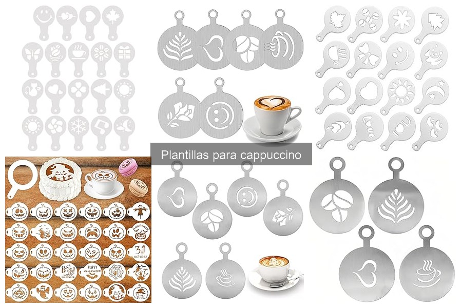 Guía de compra: Plantillas para cappuccino ideales