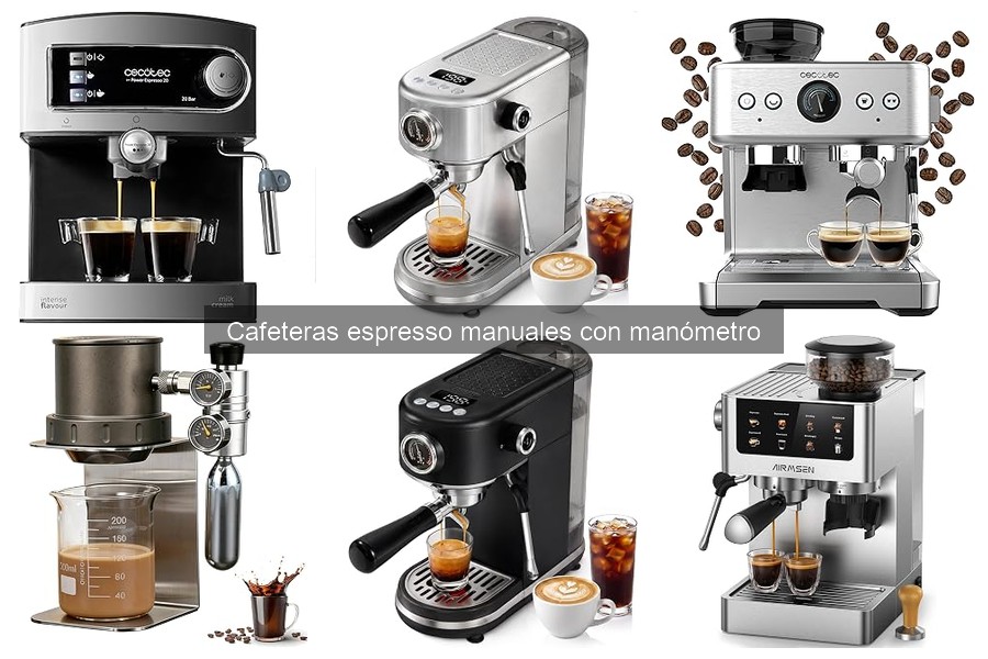 Guía para Elegir Cafeteras Espresso Manuales con Manómetro