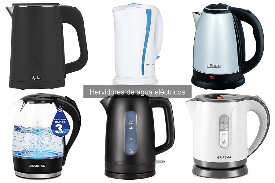 Hervidores eléctricos con control de temperatura para café y té