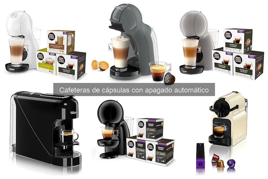 Impacto ambiental de cafeteras de cápsulas con apagado automático