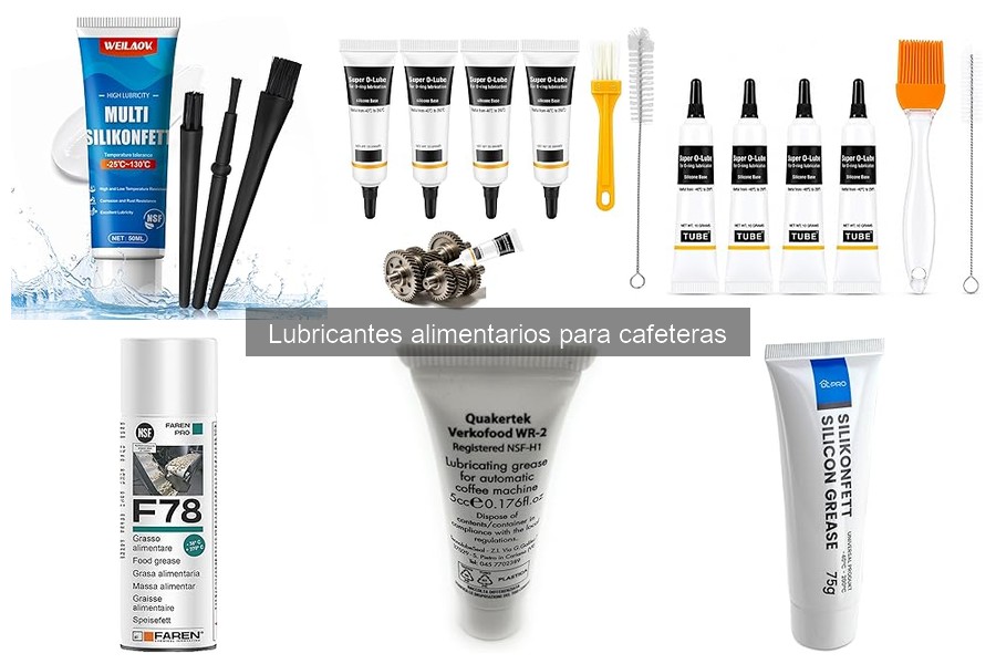 Lubricantes alimentarios vs industriales para cafeteras: ¿cuál elegir?