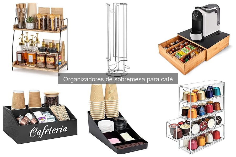 Mantén tu organizador de sobremesa para café en perfecto estado