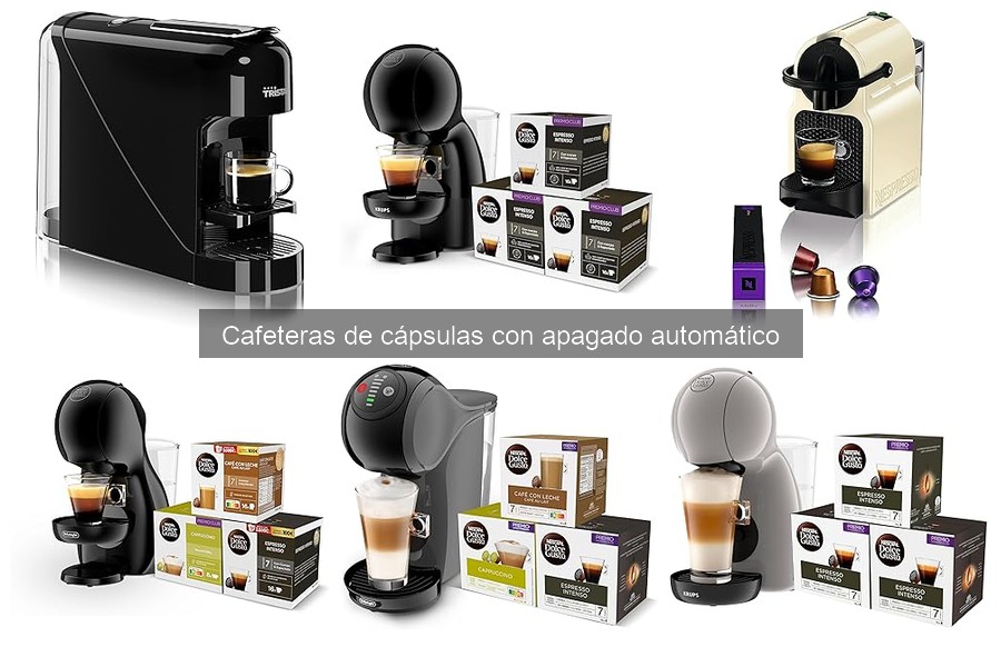 Mantenimiento de cafeteras de cápsulas con apagado automático