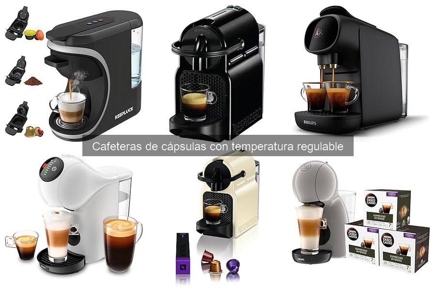 Mantenimiento de cafeteras de cápsulas con temperatura regulable