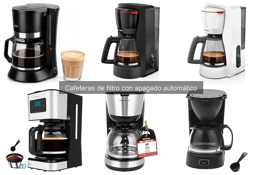 Mantenimiento de cafeteras de filtro con apagado automático