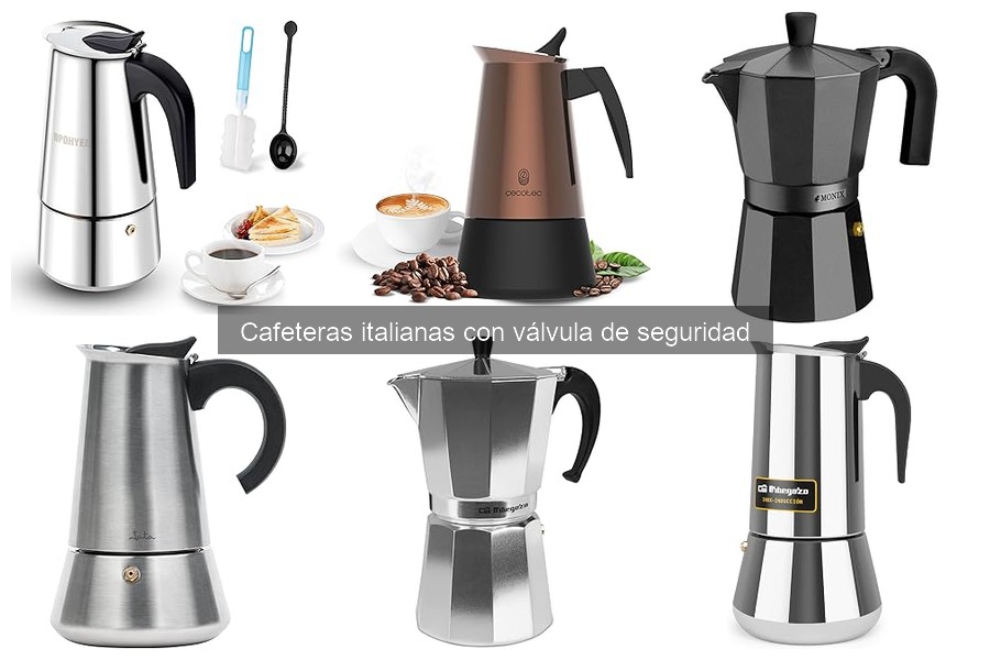 Mantenimiento de tu cafetera italiana con válvula de seguridad
