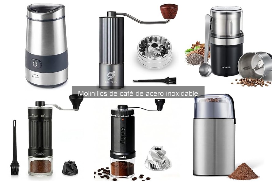 Mantenimiento eficaz de molinillos de café de acero inoxidable