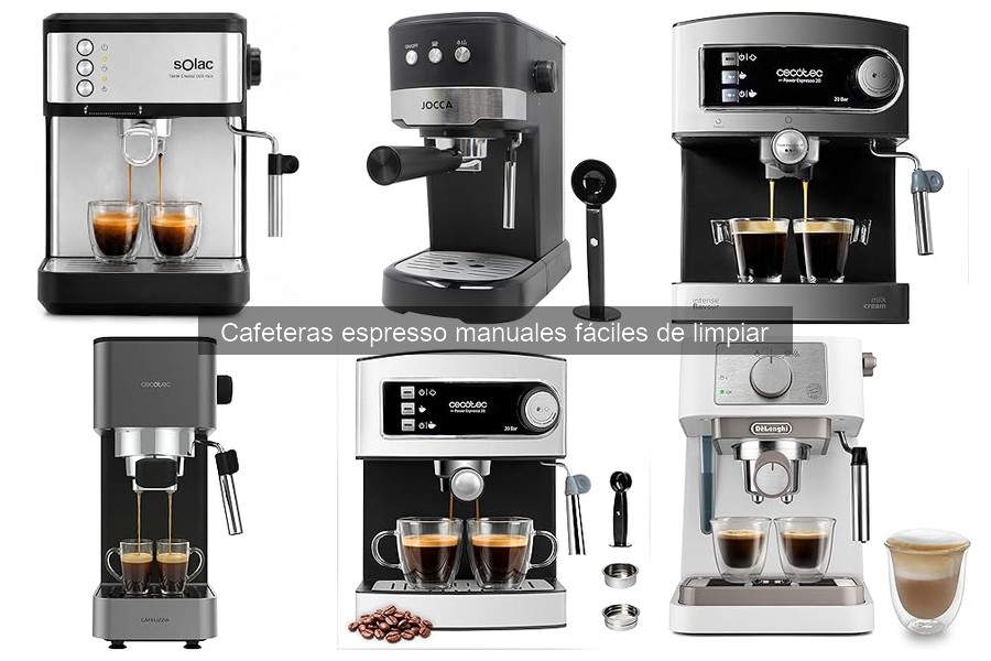 Mantenimiento perfecto para cafeteras espresso manuales
