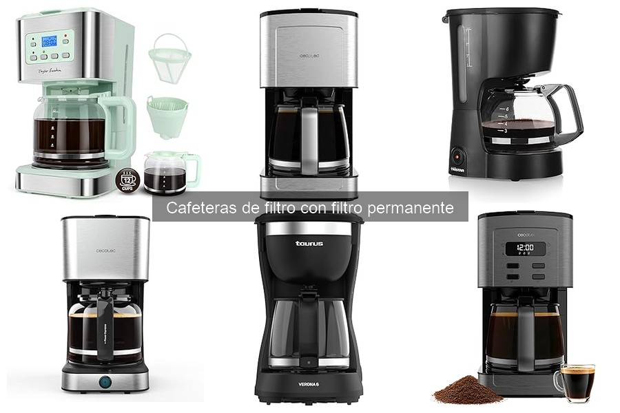 Mantenimiento y limpieza de cafeteras de filtro permanente