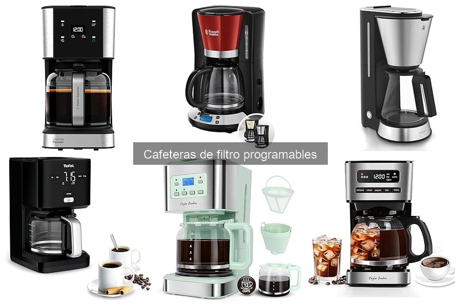 Mantenimiento y limpieza de cafeteras de filtro programables
