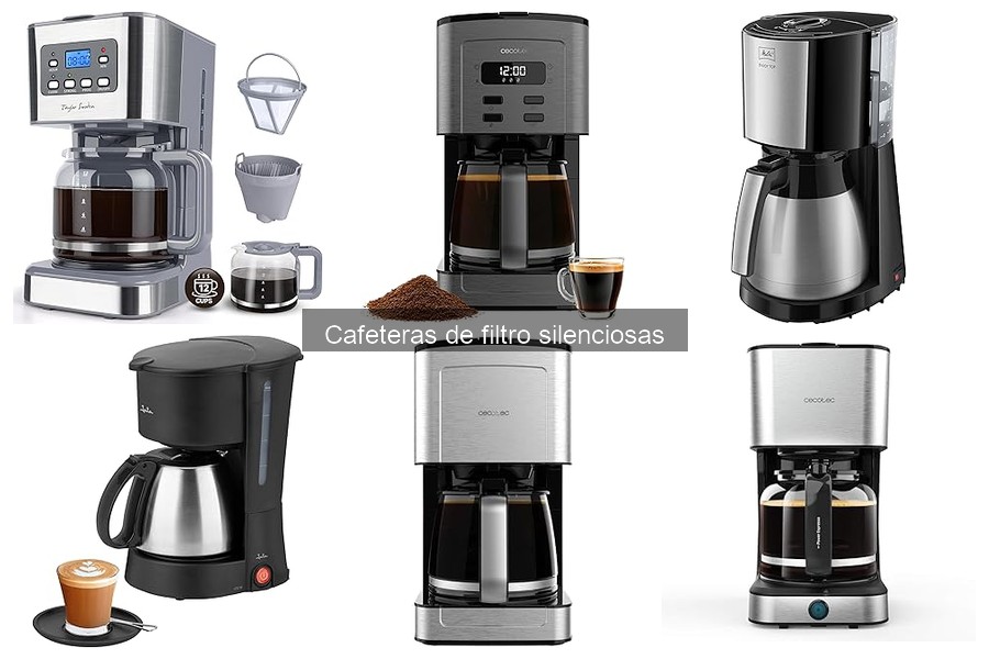 Mantenimiento y limpieza de cafeteras de filtro silenciosas