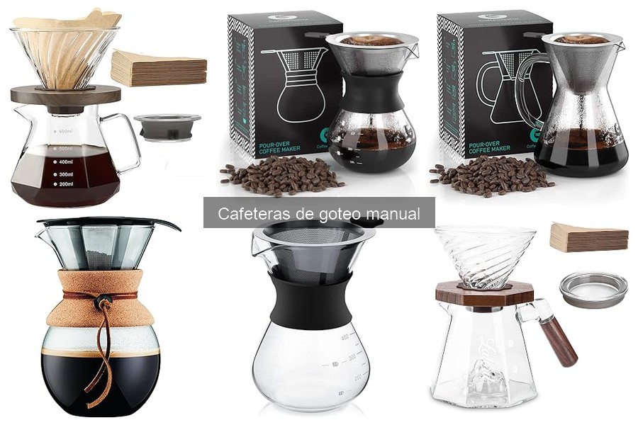 Mantenimiento y limpieza de cafeteras de goteo manual