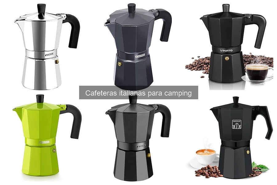 Mantenimiento y limpieza de cafeteras italianas para camping
