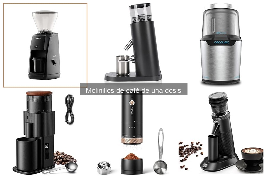 Mantenimiento y limpieza de molinillos de café de una dosis