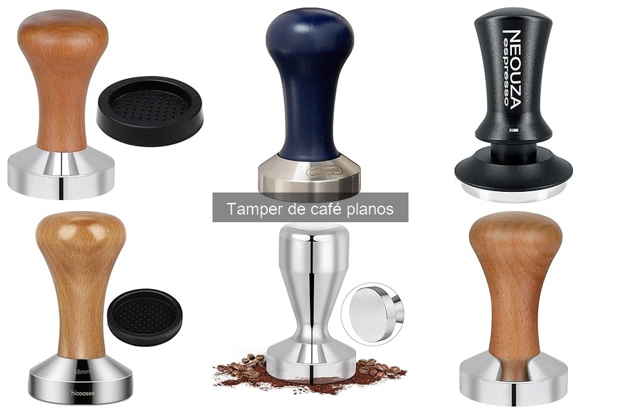 Materiales ideales para un tamper de café plano