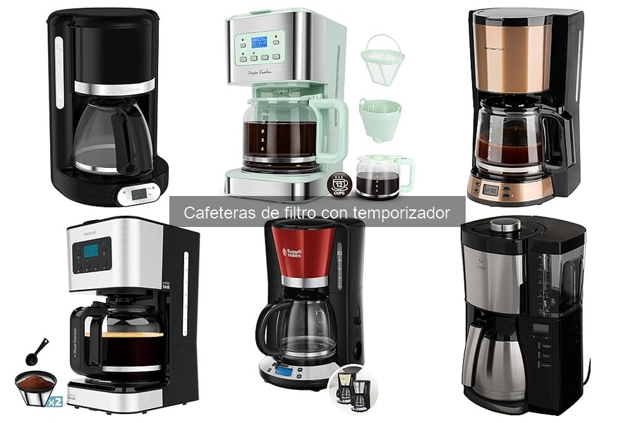 Mejora la calidad del café en cafeteras de filtro con temporizador